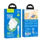 Зарядное устройство HOCO Type-C to Lightning Cable Triumph charger set N29 |2Type-C, 35W/3A, PD/QC| white - изображение 3