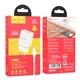 Зарядное устройство СЗУ с кабелем USB to Type-C Hoco N25 Maker (2 USB) white - изображение 4