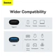 Переходник Baseus Ingenuity Mini OTG USB 3.1 to Type-C black ZJJQ000001 - изображение 13