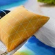 Подушка декоративна Presentville Soft з принтом Жовті трикутники 45х45 см - зображення 2