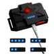 Акумуляторний ліхтарик BL-8075 з функцією Power Bank і з зумом (зарядка від USB) Black - зображення 5