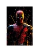 Постер плакат FNBK Дэдпул портрет (Marvel, Deadpool) 30x40 см - изображение 1