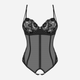 Боді Obsessive Serena Love XS/S Чорне (5901688251997) - зображення 5