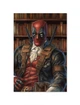 Постер плакат FNBK Дэдпул портрет (Deadpool) 30x40 см - изображение 1