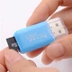 Кардрідер Card reader T-Flash MicroSD TF Blue - изображение 2