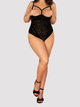 Body Obsessive Jagueria 4XL/5XL Czarny (5901688234945) - obraz 3