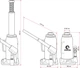 Домкрат гідравлічний Intertool 50 т 285-465 мм одноштоковий пляшковий стовпчик 19.5 кг (000016026) - зображення 7