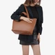 Сумка женская кожаная с двумя парами ручек шоппер средняя Regina Notte Shopper 2771 Темно-рыжий - изображение 2