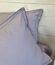 Комплект постільної білизни двоспальний євро, Washed cotton, лаванда - изображение 3