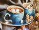 Кухонный фартук на стену самоклеющийся Зефир Голубые чашки (для кухни наклейка ПВХ скинали) кофе сладости 60х200 см - изображение 9