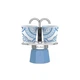 Подарунковий набір Bialetti Set Baby Blue: гейзерна кавоварка Mini Express (2 cup) + 2 кавових чашки (0001409) - зображення 1