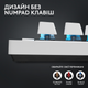 Клавіатура бездротова Logitech G PRO X TKL Lightspeed White Tactile (920-012148) - зображення 4