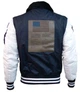 Бомбер Top Gun MA-1 Color Block Bomber Jacket With Fur & Patches L Navy White TGJ1649PNWL - зображення 2
