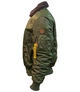 Бомбер Top Gun B-15 men's Heavy Duty Vintage Flight Bomber Jacket 2XL Olive TGJ1542O2XL - зображення 4