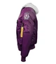 Бомбер Top Gun MA-1 Nylon Bomber jacket with hoodie XL Purple TGJ1735PXL - зображення 3