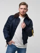Бомбер Top Gun B-15 men's Heavy Duty Vintage Flight Bomber Jacket 3XL Navy TGJ1542N3XL - зображення 4