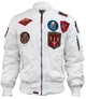 Бомбер Top Gun MA-1 Nylon Bomber Jacket with Patches L White TGJ1540PWL - зображення 1