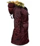 Парка Miss Top Gun Fitted Nylon N-3B Parka M Maroon TGJ1574MM - зображення 4