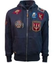 Реглан Top Gun men's zip up hoodie with patches L Navy TGD1707NL - зображення 1