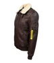 Шкіряна куртка Top Gun Men's Bomber With Removable Fur 3XL Brown TG19113XL - зображення 2