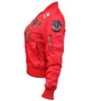 Бомбер Miss Top Gun MA-1 jacket with patches S Red TGJ1573P-SRS - зображення 3