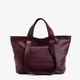 Сумка женская кожаная с двумя парами ручек шоппер средняя Regina Notte Shopper 2771 Бордовая - изображение 1