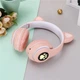 Беспроводные блютуз наушники светящиеся с кошачьими ушками LED CAT EAR P33 - изображение 1