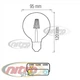 Лампа світлодіодна Horoz Electric Filament Rustic Twist-4 4 Вт 360 Лм 2200К Е27 (001-038-0004) - зображення 4