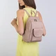 Рюкзак женский кожаный Regina Notte Backpack 2913 Пудра - изображение 2