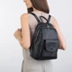 Рюкзак женский кожаный Regina Notte Backpack 2913 Черный - изображение 2