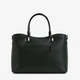 Сумка женская кожаная тоут большая Regina Notte Tote 1651 Темно-зеленый - изображение 3