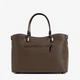 Сумка женская кожаная тоут большая Regina Notte Tote 1651 Темный таупе - изображение 3