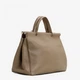 Сумка женская кожаная саквояж большая Regina Notte Travel bag 2479 Тауп - изображение 3