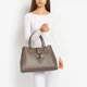 Сумка женская кожаная шоппер большая Regina Notte Shopper 3177 Темный тауп - изображение 2
