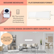 Инфракрасный обогреватель Klarstein Wonderwall Air 36 360 Вт (10034231) - изображение 6