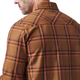 Сорочка 5.11 Tactical Gunner Plaid Long Sleeve Shirt 5.11 Tactical Roasted Barley Plaid, S (Ячмень) Тактическая - изображение 6