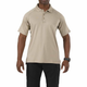 Футболка поло 5.11 Performance Polo - Short Sleeve Synthetic Knit 5.11 Tactical Silver Tan XS (Тан) Тактическая - изображение 1