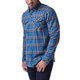 Рубашка 5.11 Tactical Gunner Plaid Long Sleeve Shirt 5.11 Tactical Cobalt Blue Plaid XL (Кобальтово-синій) Тактична - зображення 3