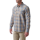 Рубашка 5.11 Tactical Gunner Plaid Long Sleeve Shirt 5.11 Tactical Badlands Tan Plaid, XL (Коричнева) Тактична - зображення 1