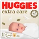 Подгузники Huggies Extra Care Box 1 (2-5 кг) 168 шт (5029054234747/5029053549620) - изображение 1