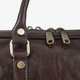 Сумка чоловіча шкіряна портфель великий на блискавці InBag Briefcase m0502 Коричневий - зображення 7