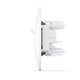 Одинарная компьютерная розетка CAT6 VIDEX BINERA VF-BNSK1PC6-W белая - изображение 4