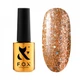 Гель-лак F.O.X gel-polish Radiance 003 золото, с голографическими блестками и слюдой 7 мл - изображение 2