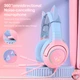 Игровые наушники ONIKUMA Gaming CAT Gradient with RGB K9 |7.1| pink&blue - изображение 5