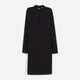 Платье миди осеннее женское H&M 0821731 XS Черное (7000000000417) - изображение 1
