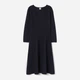 Платье миди осеннее женское H&M 0827482 XS Темно-синее (7000000000454) - изображение 1