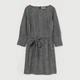 Платье короткое осеннее женское H&M 0942771 32 Серое (7000000000969) - изображение 1