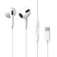 Наушники на разъем Type-C с микрофоном проводные Baseus Encok Wired (Type-C, DAC, 1.1 m). White - изображение 1