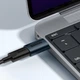 Адаптер перехідник USB на Type-C швидкісний USB 3.1 Gen1 Baseus Ingenuity Series Mini OTG. Blue - зображення 8