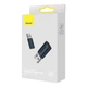 Адаптер перехідник USB на Type-C швидкісний USB 3.1 Gen1 Baseus Ingenuity Series Mini OTG. Blue - зображення 10